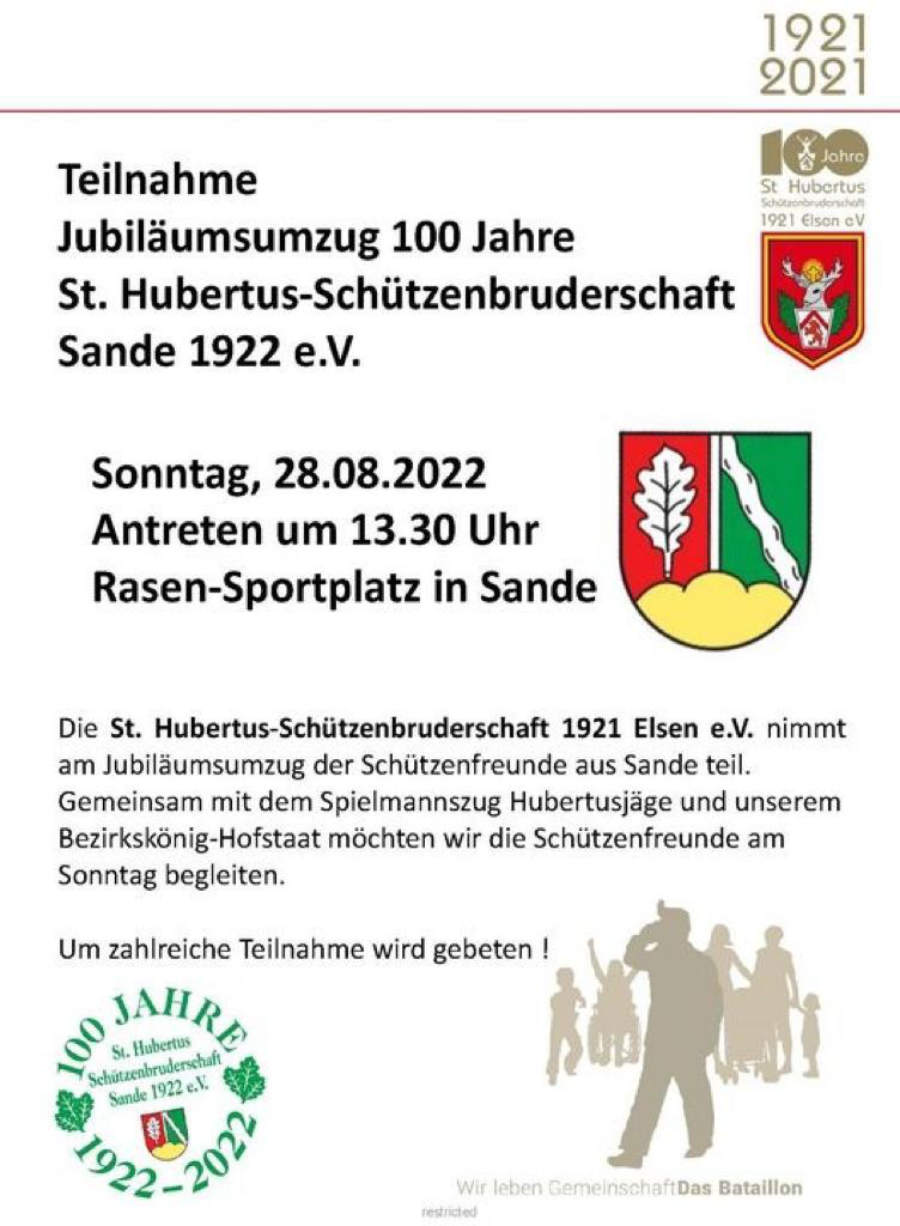 100 Jahre Schuetzenverein Sande