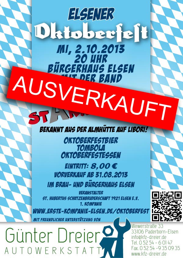 Elsener Oktoberfest 2013