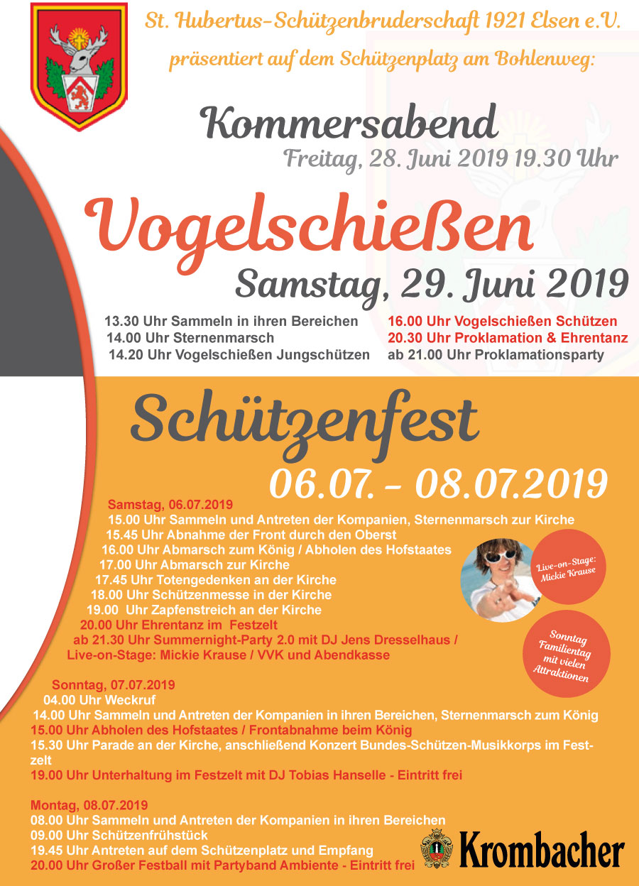 Schützenfest Elsen 2019